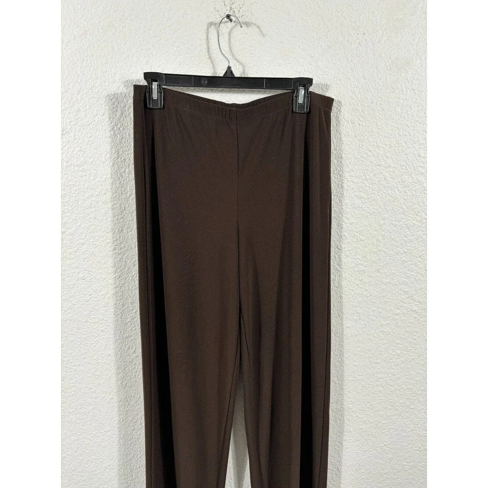 Joseph Ribkoff Pants Women’s Size‎ 12 Stretch Ponte Knit Solid Brown